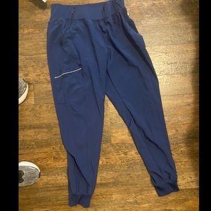 Tall large Cherokee infinity joggers navy- scrubs